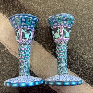 Colorful Handmade Candle Stick Holders